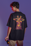 Trippy Giraffe Oversized Cotton Tshirt